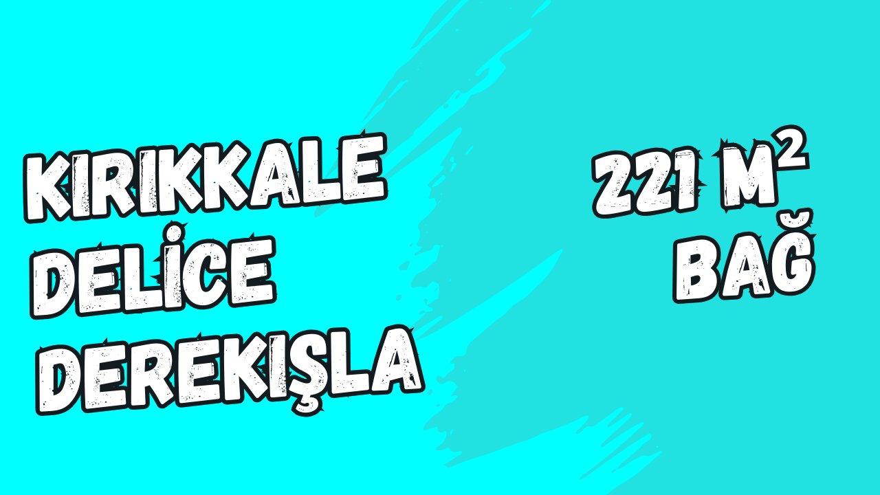 KIRIKKALE DELİCE DEREKIŞLA KÖYÜNDE 221 M² BAĞIMIZ SATILIKTIR. - KIRIKKALE DELİCE fotoğraf 18